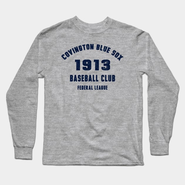 Covington Blue Sox - 1913 Long Sleeve T-Shirt by CamMillerFilms